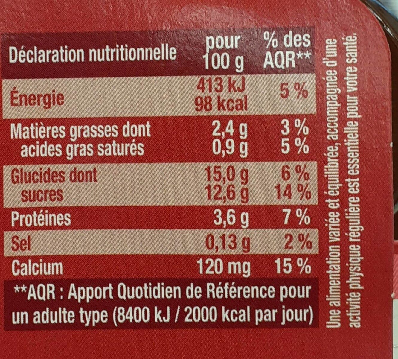 Sojasun Dessert végétal chocolat intense packshot