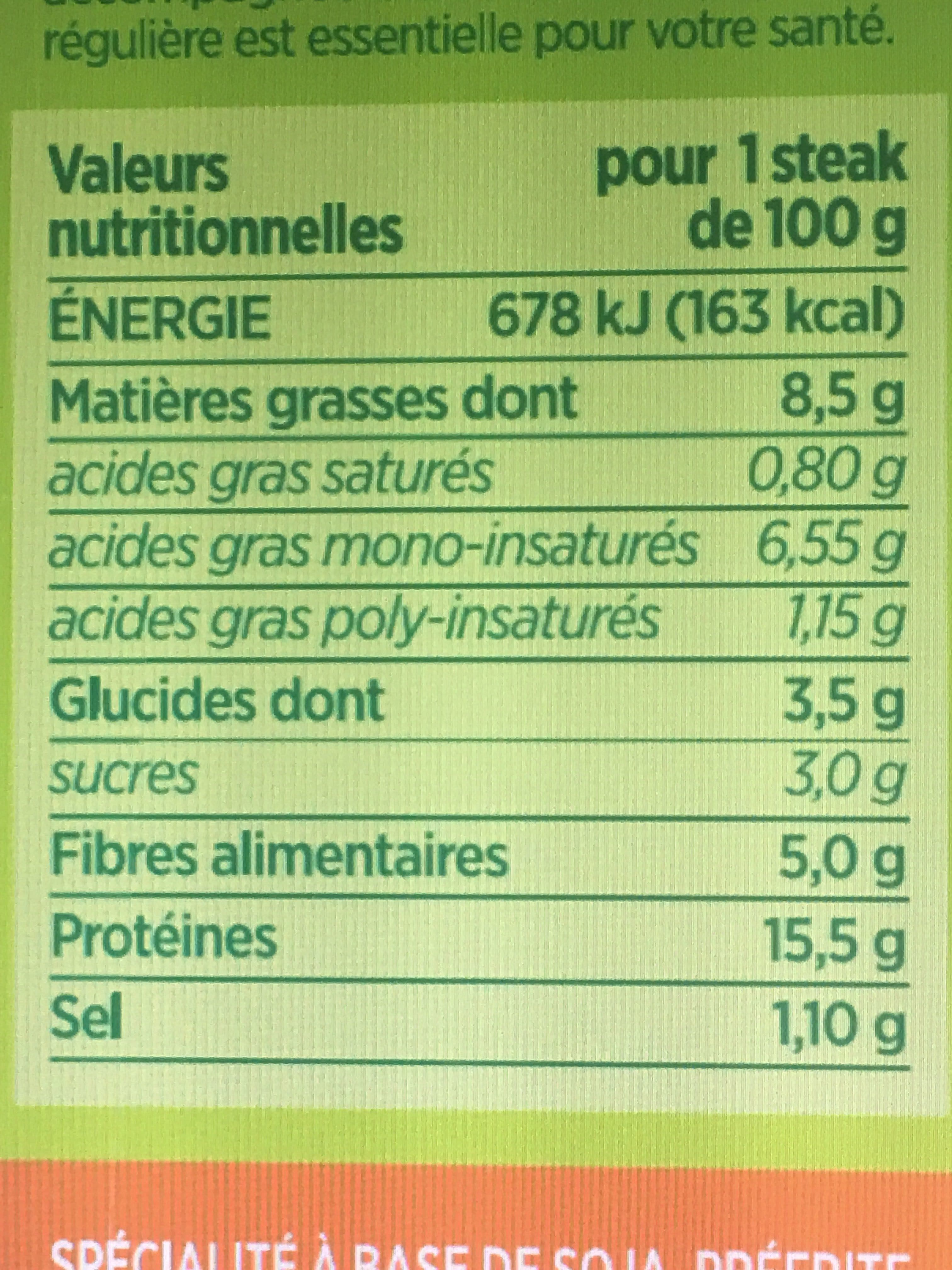Sojasun Steaks de soja à la provençale packshot