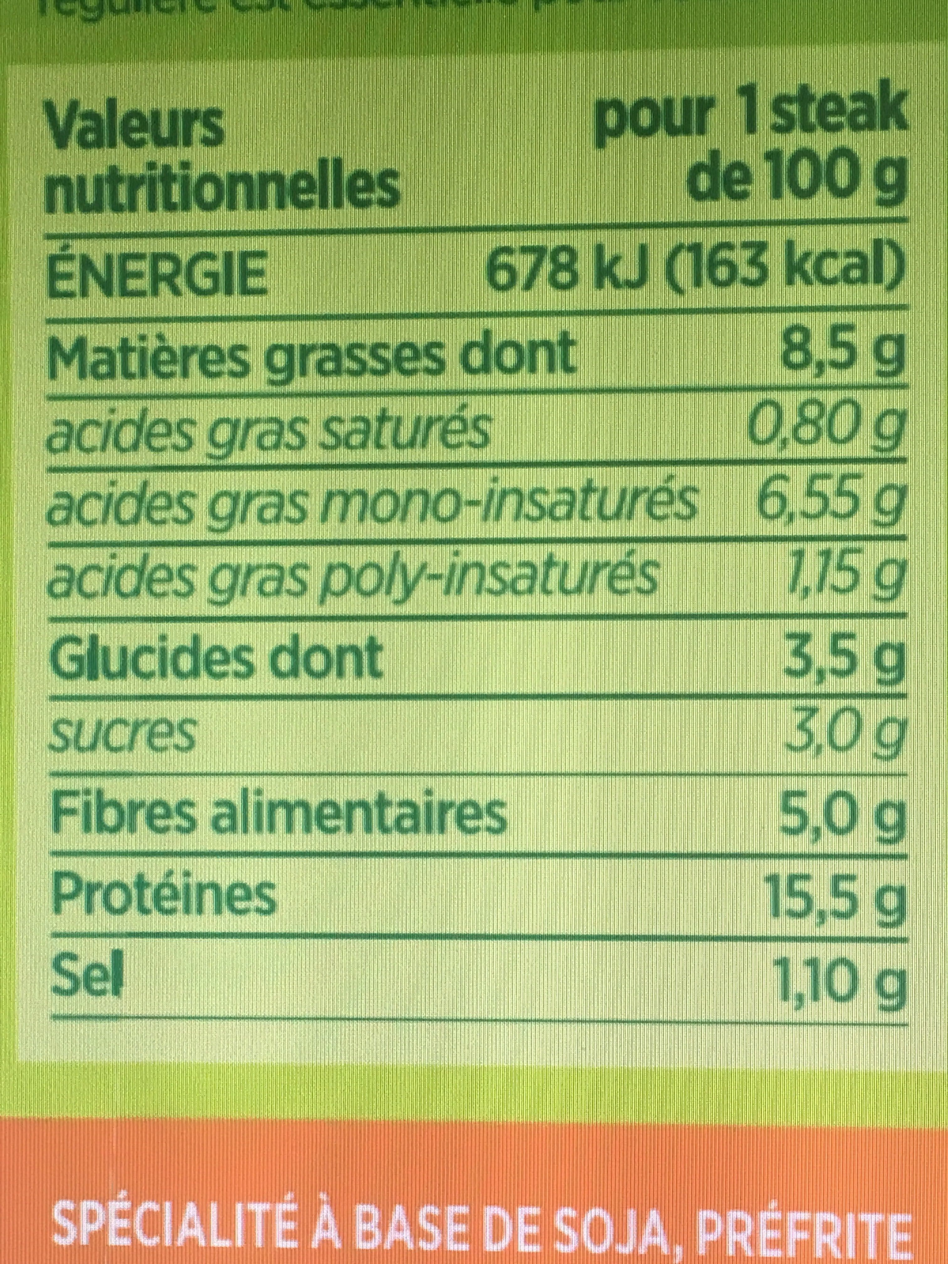 Sojasun Steaks de Soja à la Méditerranéenne packshot
