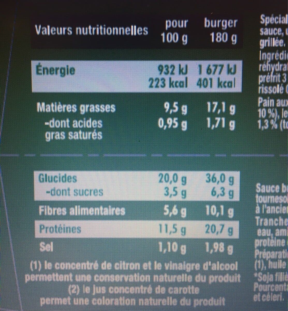 Sojasun Burger Végétal - courgette sauce burger packshot