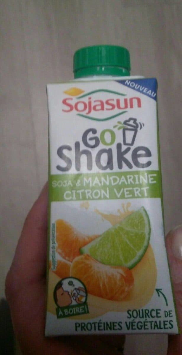 Sojasun Go shake mandarine citron vert packshot