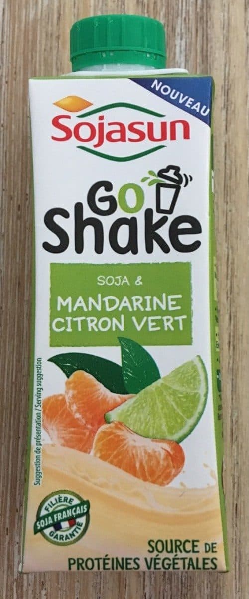 Sojasun Go shake soja & mandarine citron vert packshot