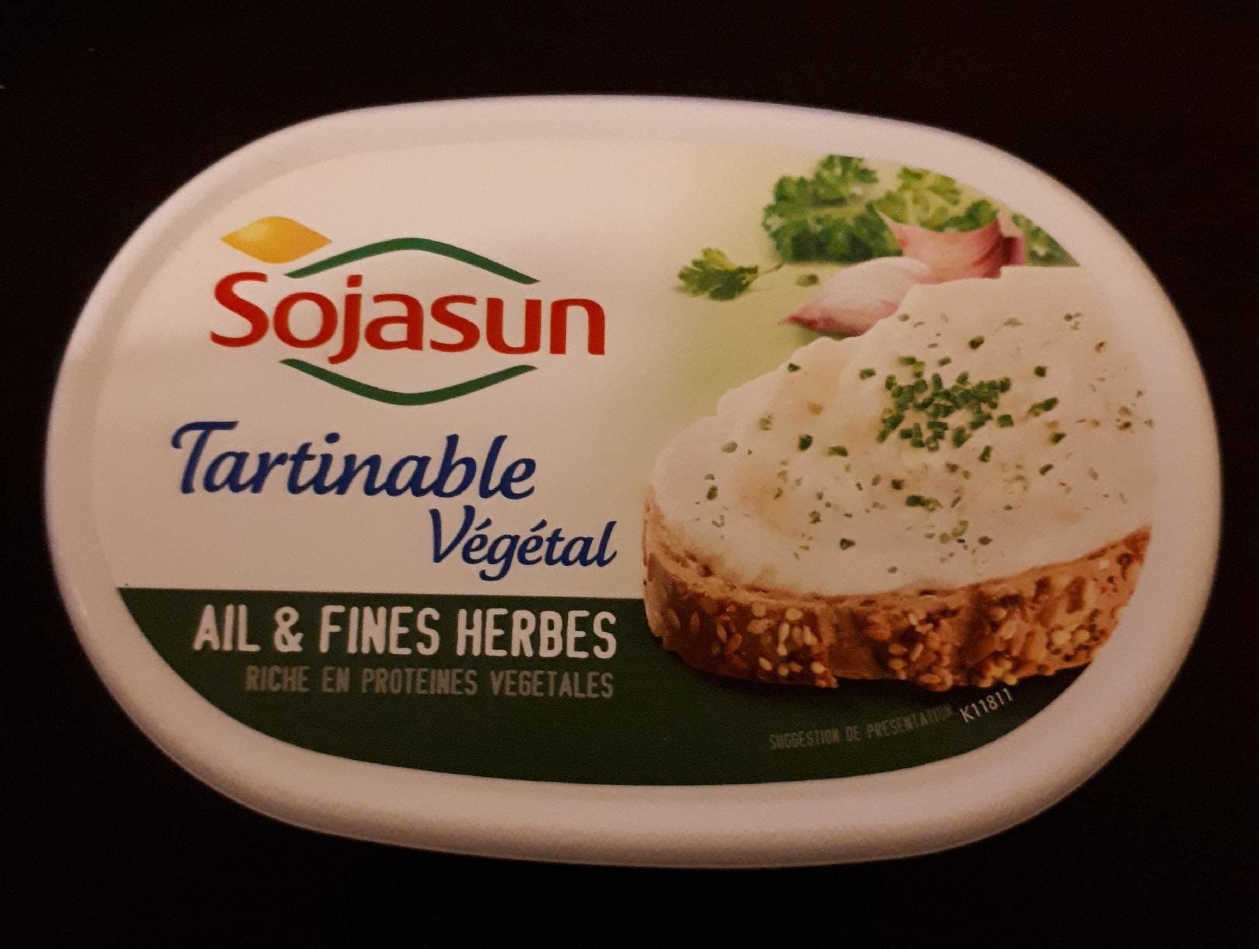 Sojasun Tartinable Végétal Ail et fines herbes packshot