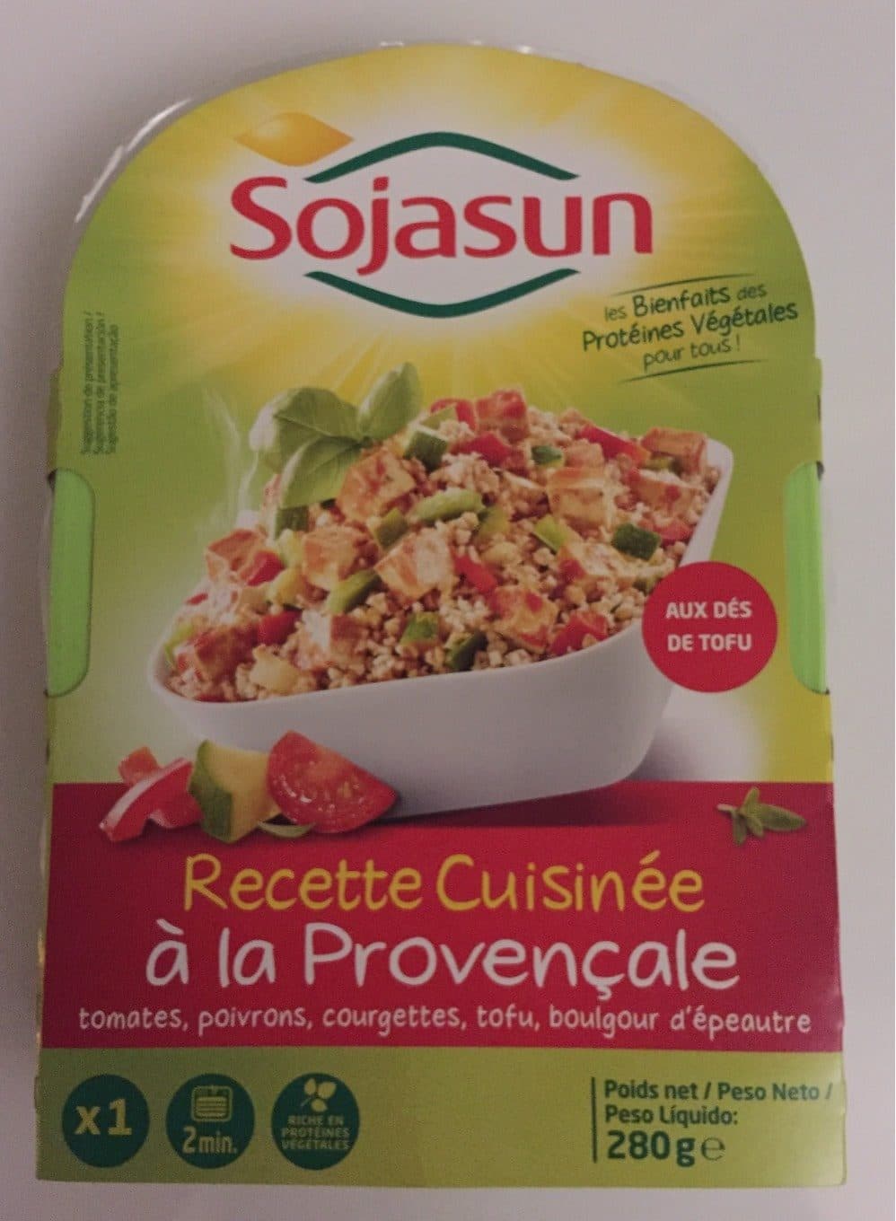 Sojasun Recette cuisinée à la provençale packshot