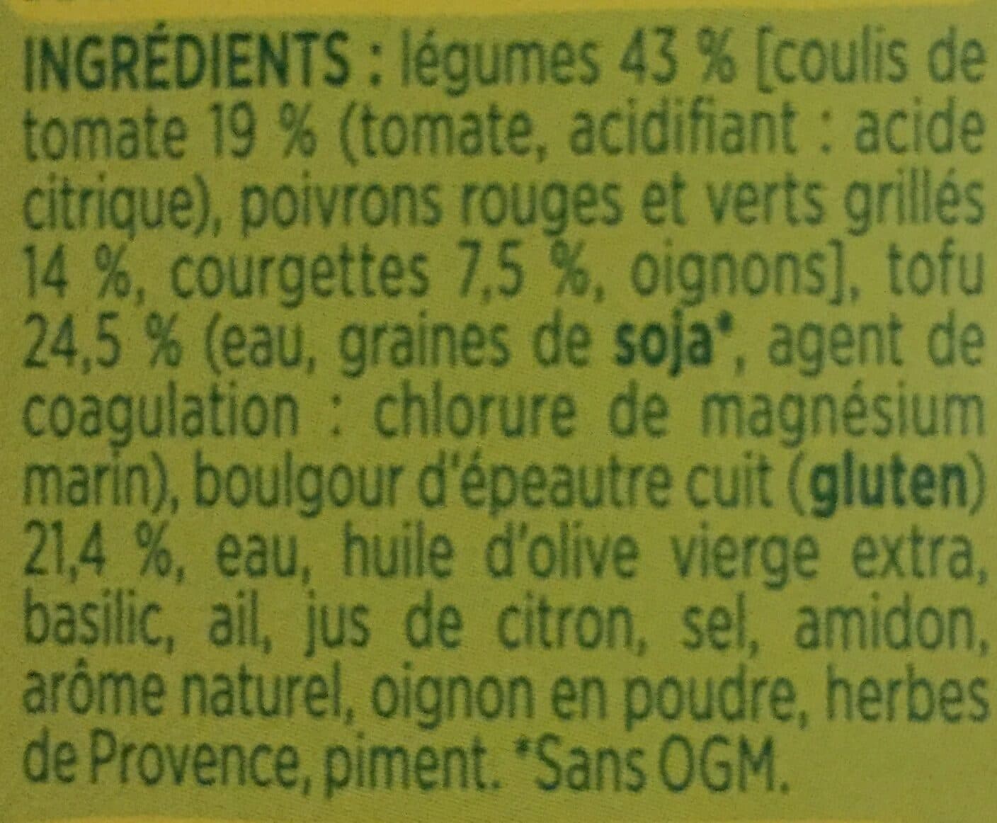 Sojasun Recette cuisinée à la provençale packshot