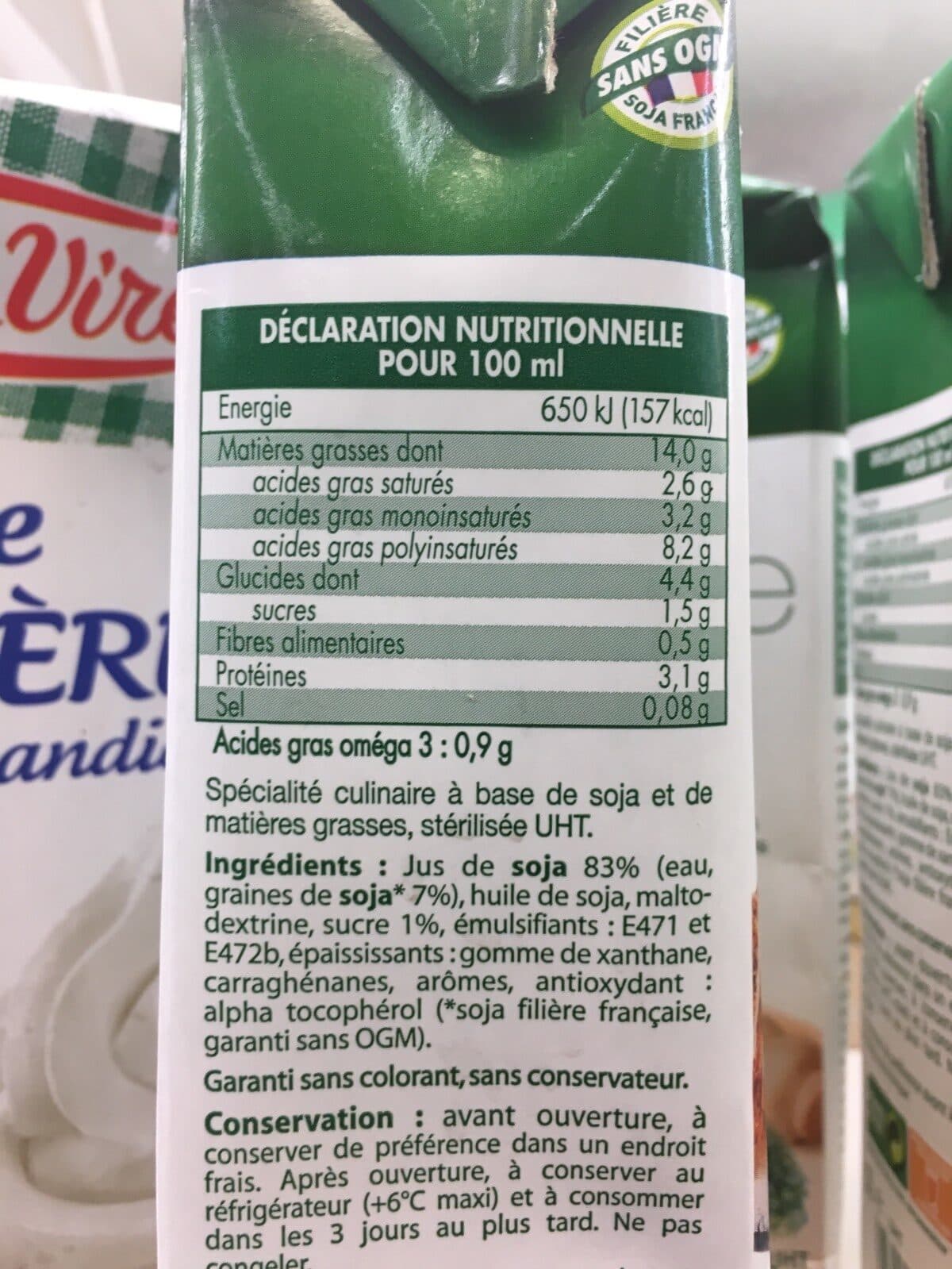 Sojasun NATA VEGETAL UHT SOJASUN packshot