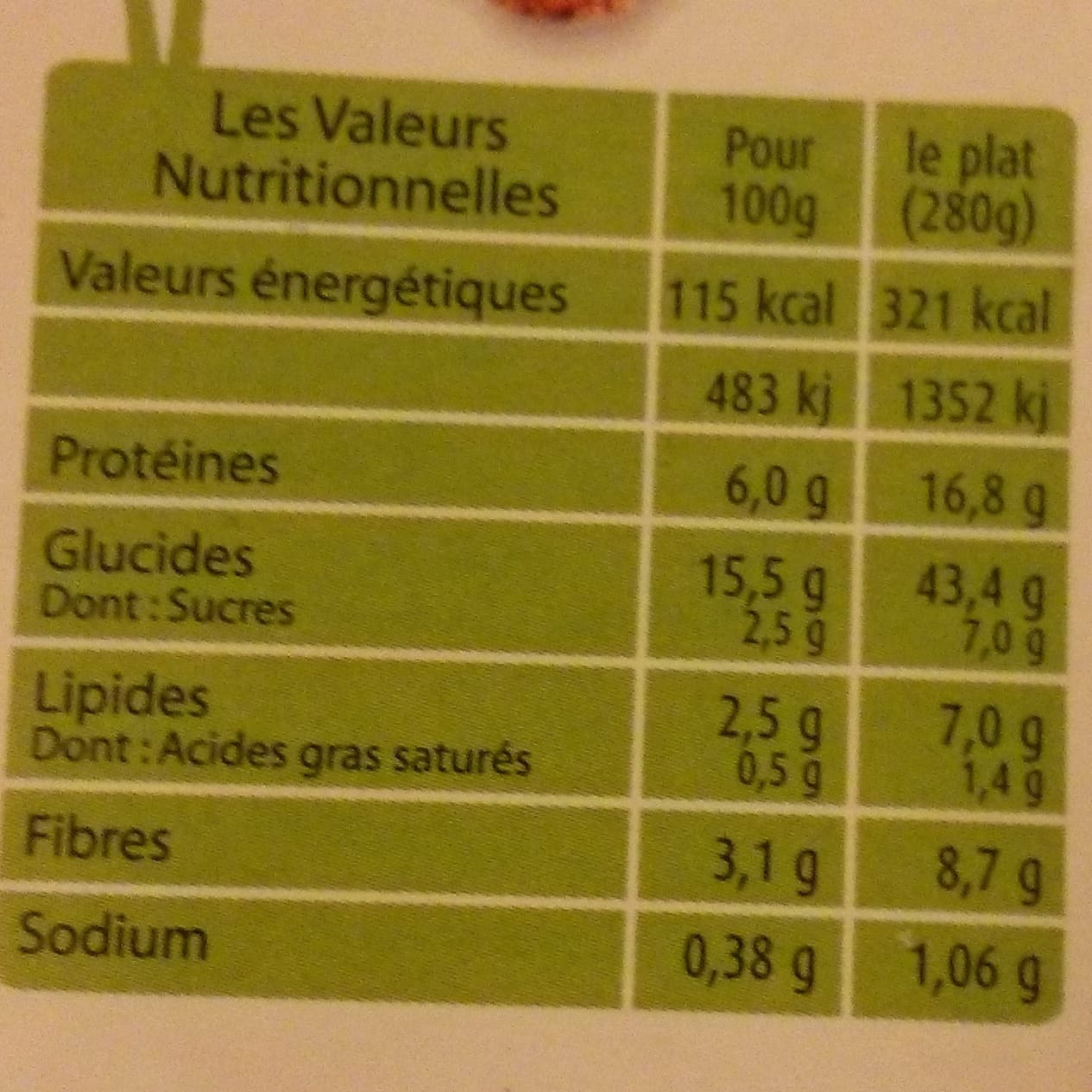 Sojasun Mes recettes végétales Le Chili au haché végétal packshot