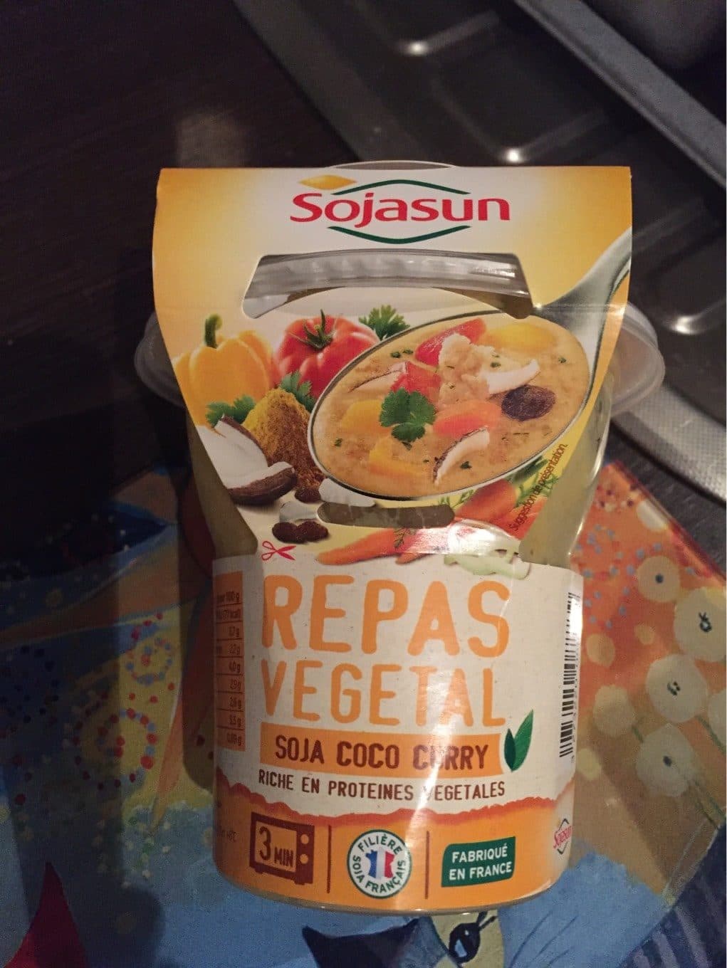 Sojasun Repas végétal soja coco curry packshot