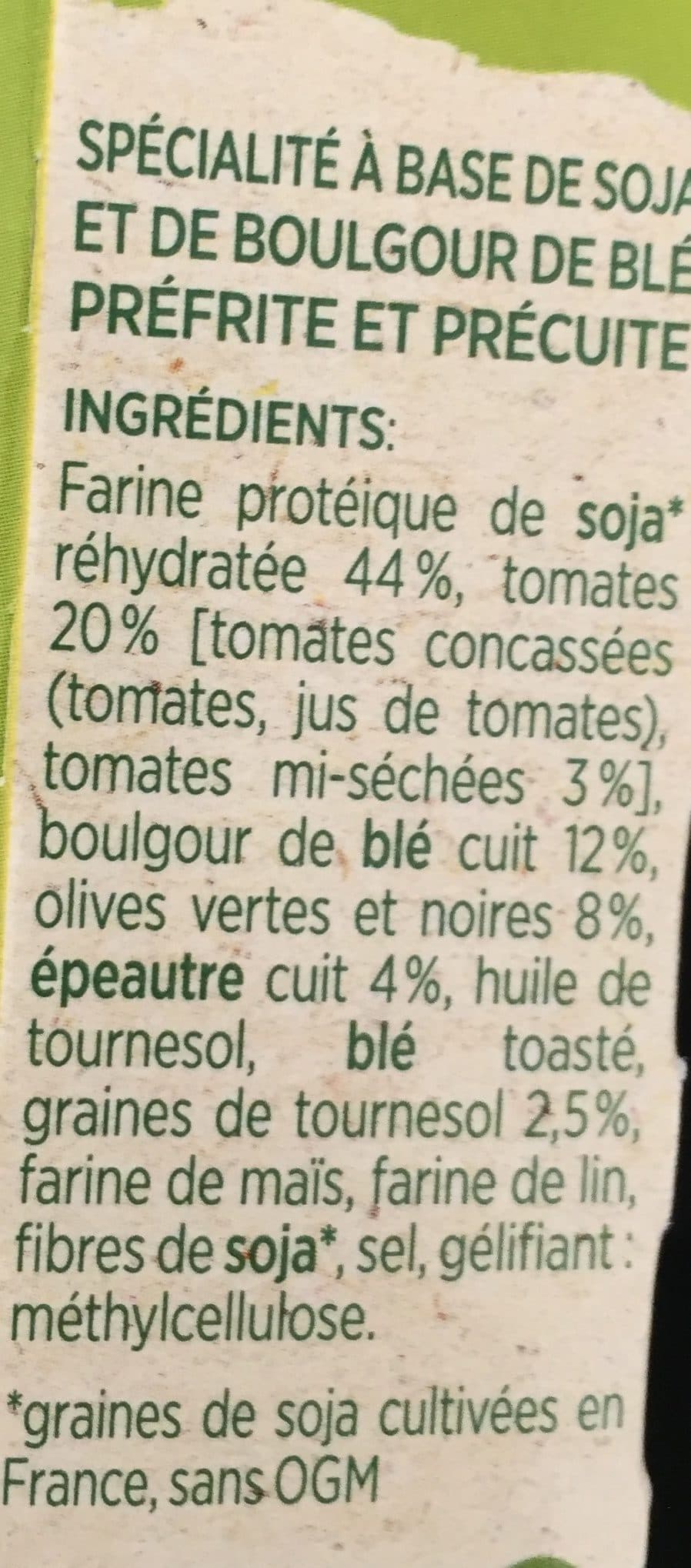 Sojasun Pavés de soja et boulgour de blé packshot