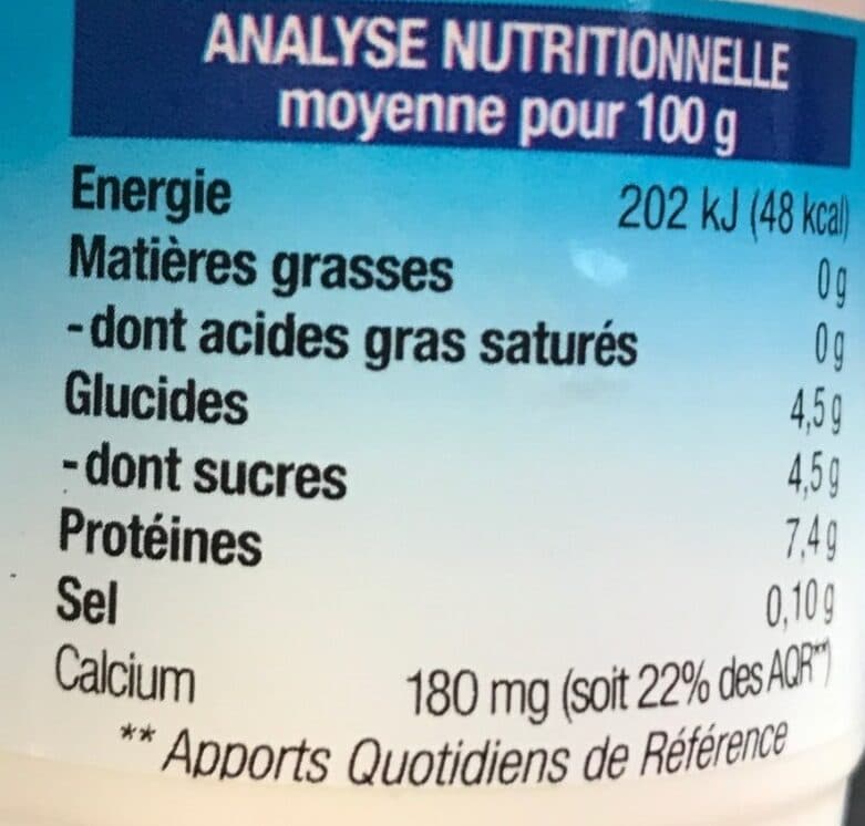 Tante Hélène Fromage Blanc 0% packshot