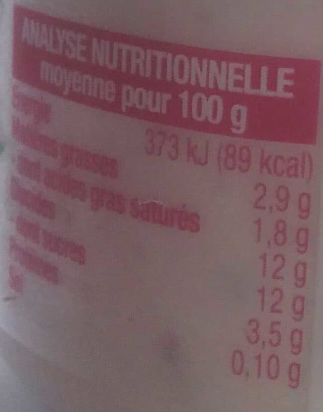 Tante Hélène Brassé framboise Au lait entier packshot
