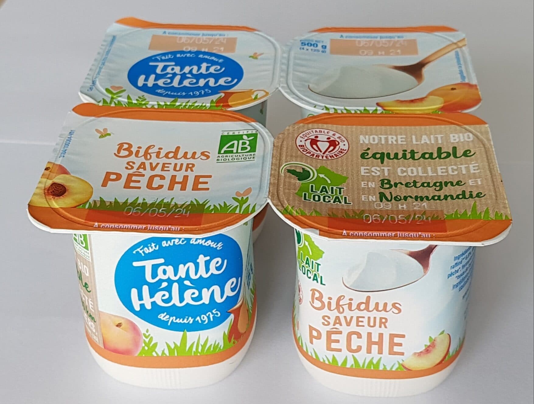 Tante Hélène Bidifus saveur pêche packshot