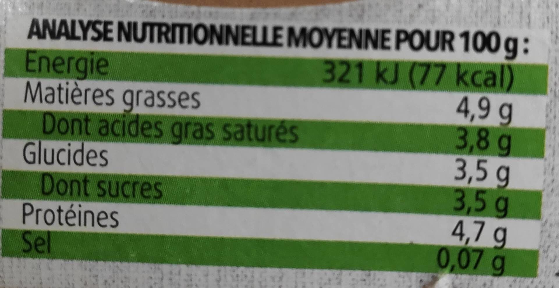 La Chèvrerie Yaourt au lait de chèvre Nature packshot
