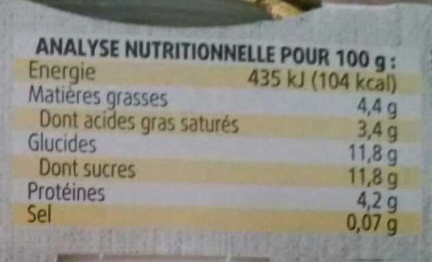 La chevrerie Yaourt De Chevre Vanille 2 x packshot