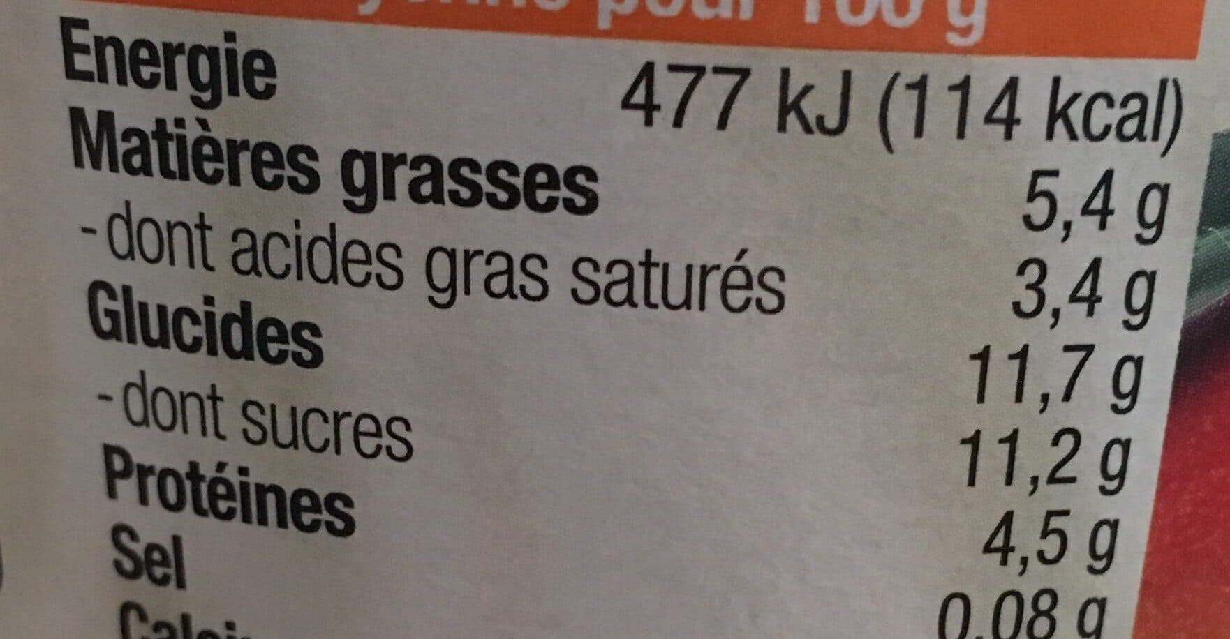 La Bergerie Brassé mangue passion packshot