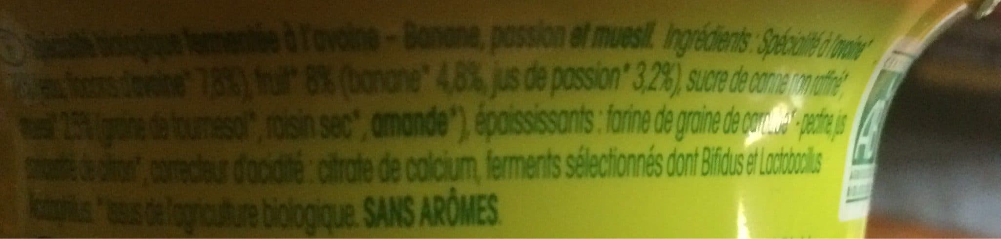 Sojade Dessert Di Avena Tipo Porridge Muesli E Passion Fruit-banana, Con Fermenti packshot