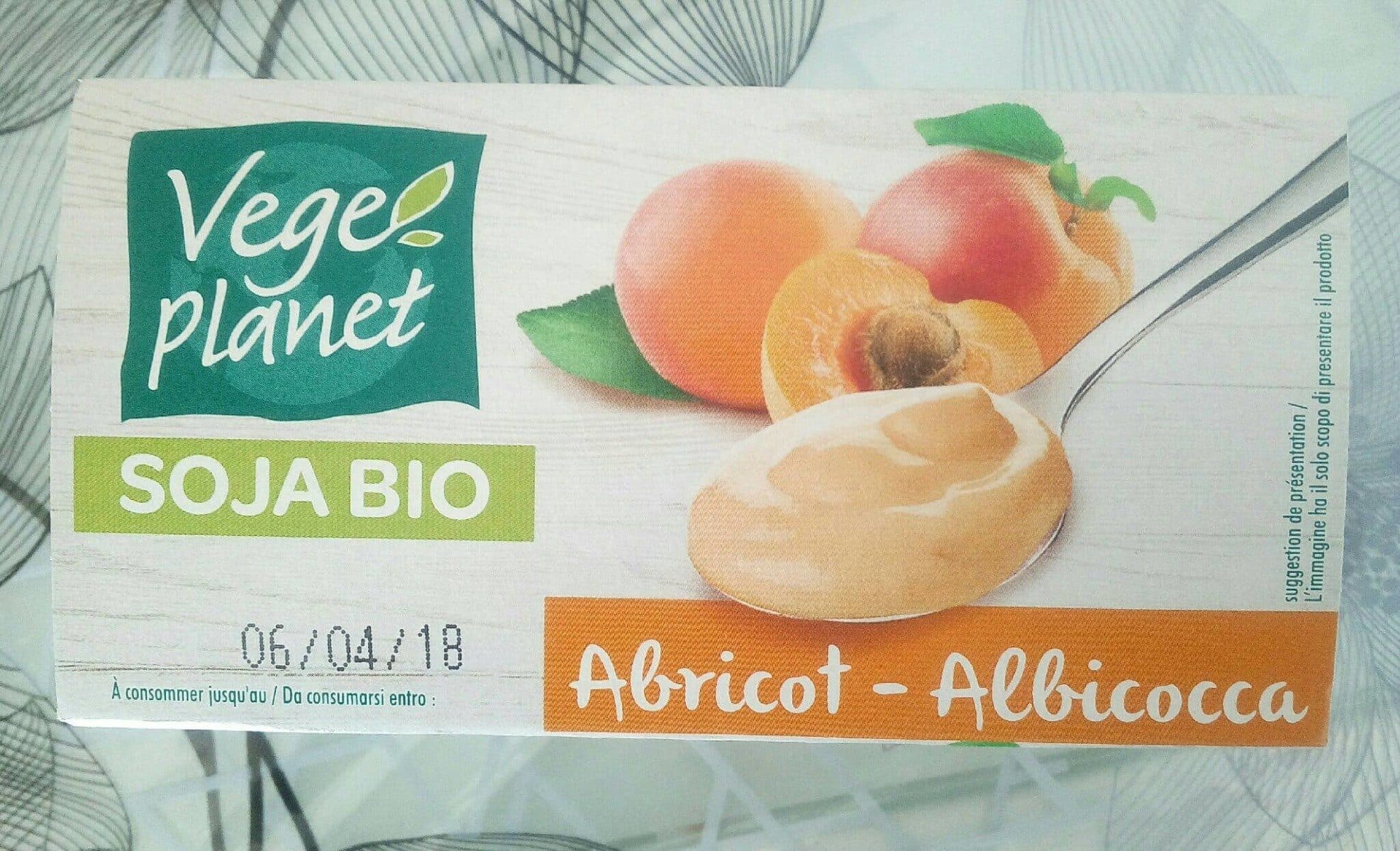 Vegel Planet Soja bio abricot packshot