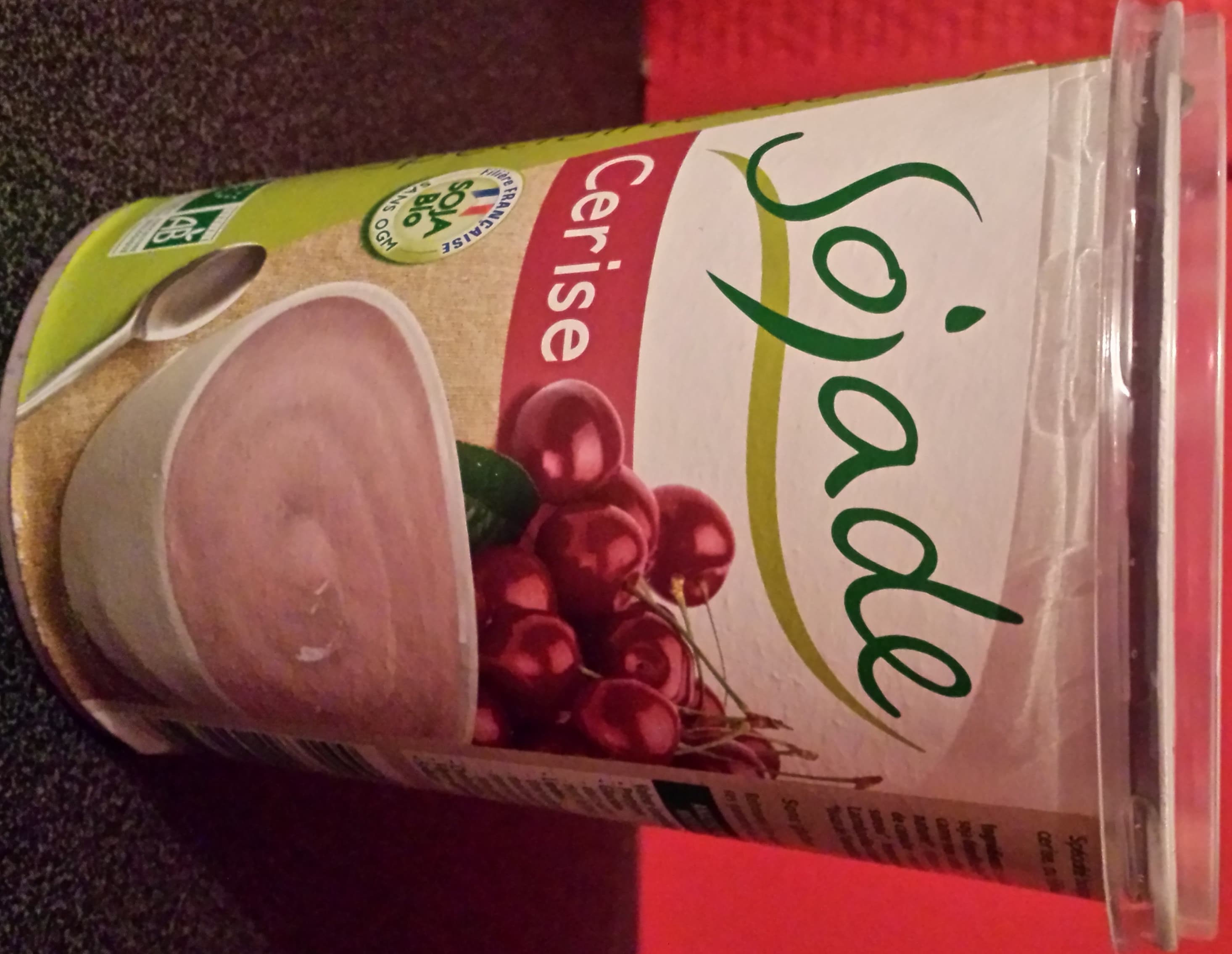 Sojade Spécialité au soja, Cerise packshot