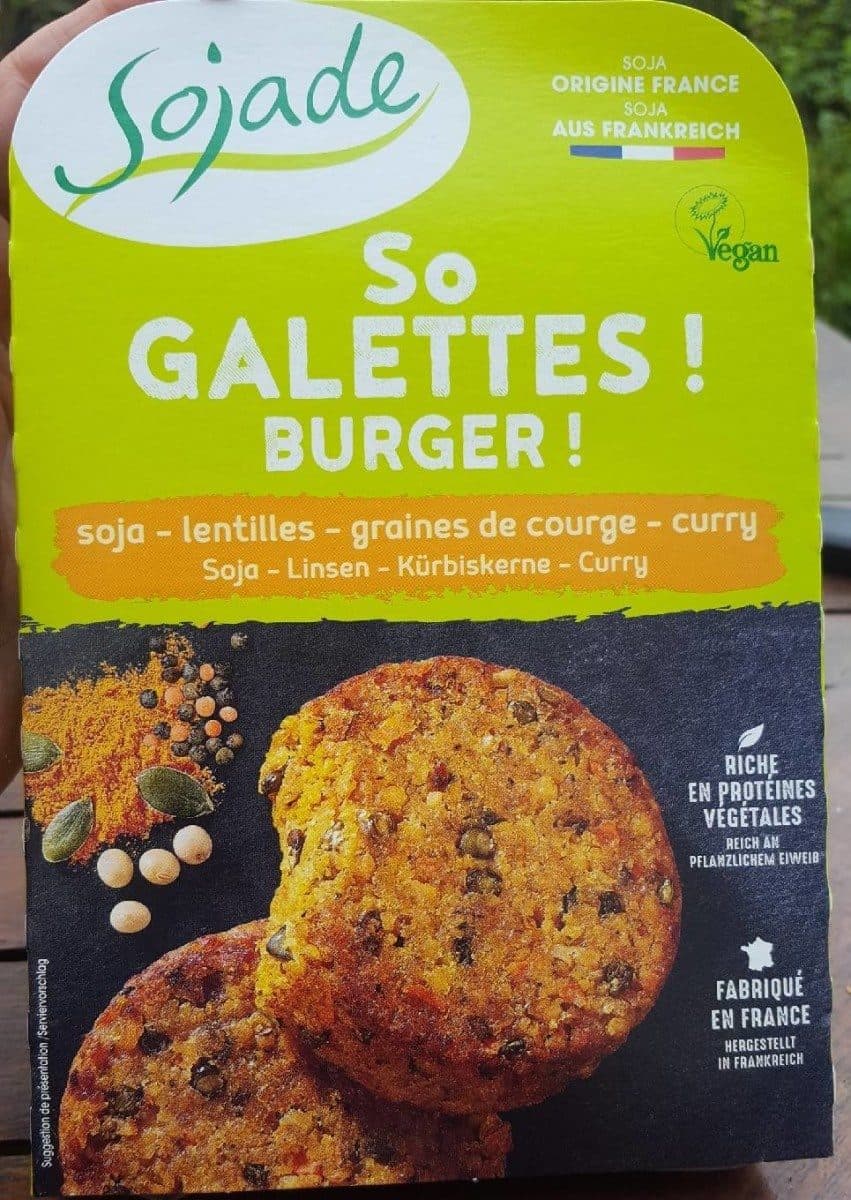 Sojade So Galettes ! Burger ! packshot