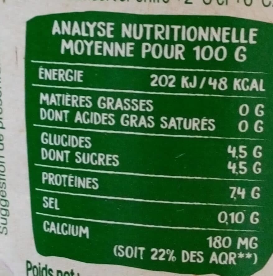 Triballat Noyal Fromage blanc nature 0% packshot