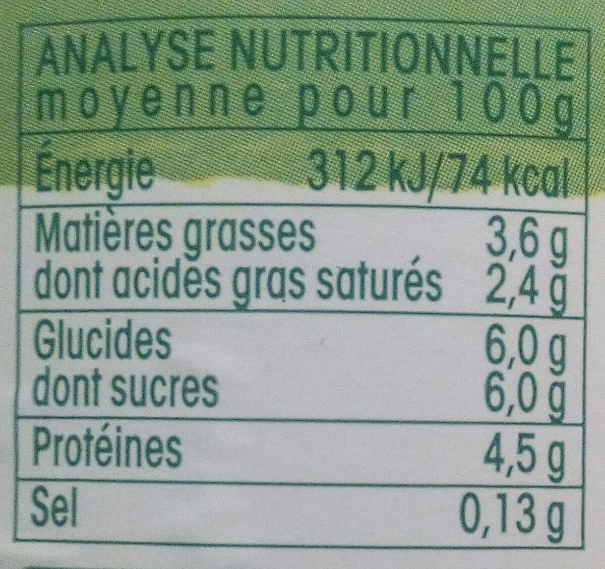 Vrai Yaourt brassé nature Bio packshot