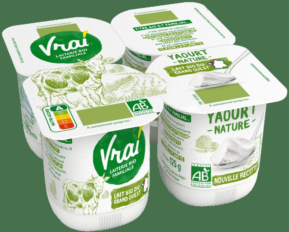 Vrai Yaourt nature 4 x 125 g packshot