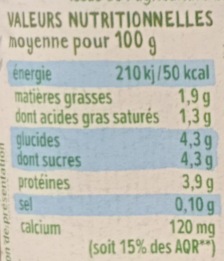 Vrai Yaourt nature 4 x 125 g packshot