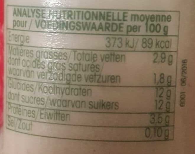 Vrai Yahourt bio brassé à la framboise packshot