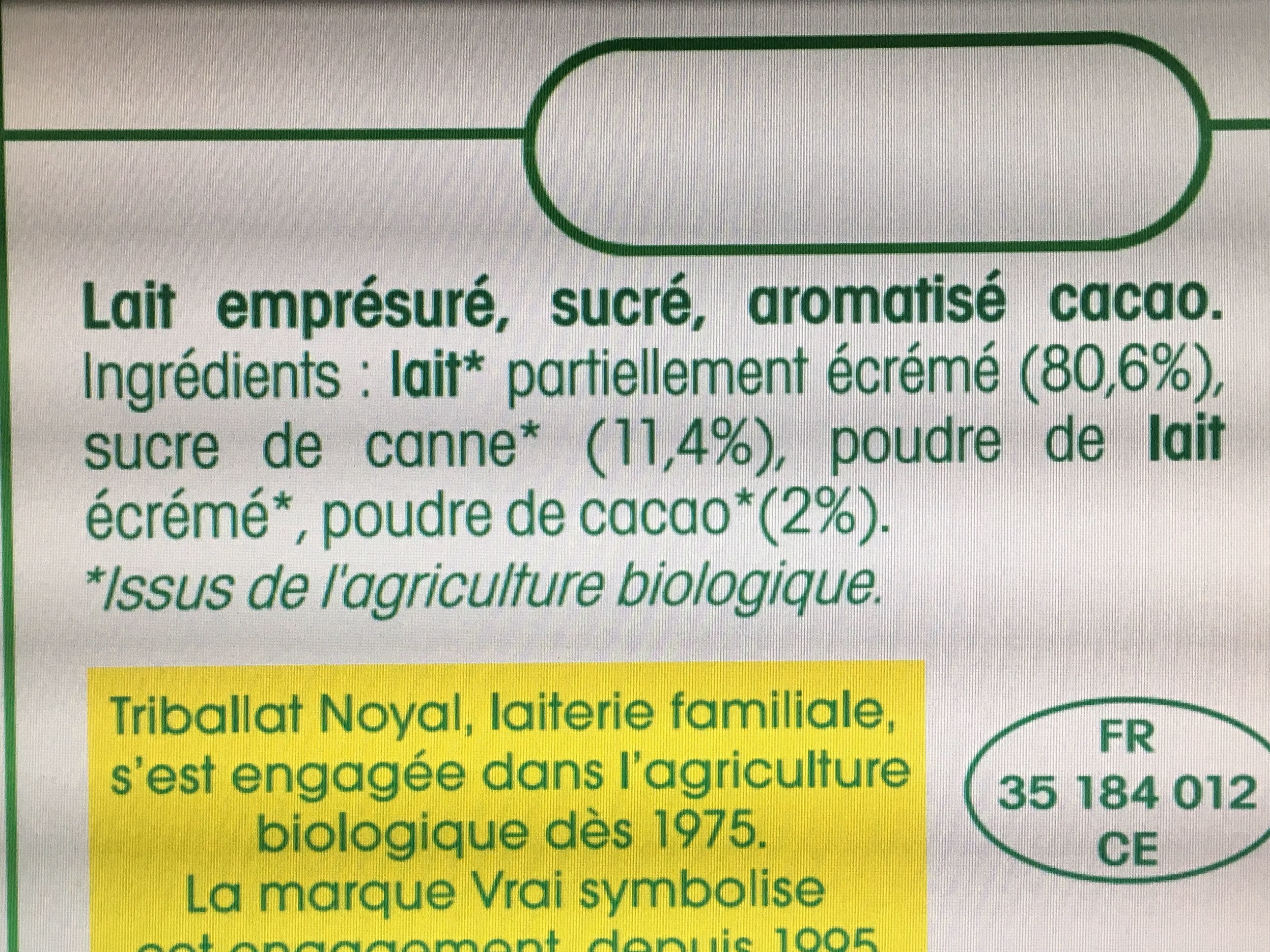 VRAI Délices au Cacao Bio packshot