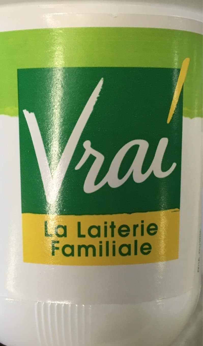 La Laiterie Familiale Vrai! packshot