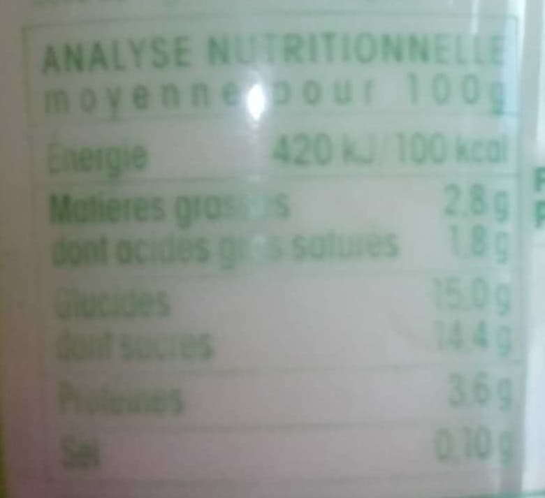 Vrai yaourt au lait entier (Fraise) packshot