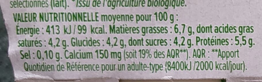 Vrai Brassé nature brebis packshot