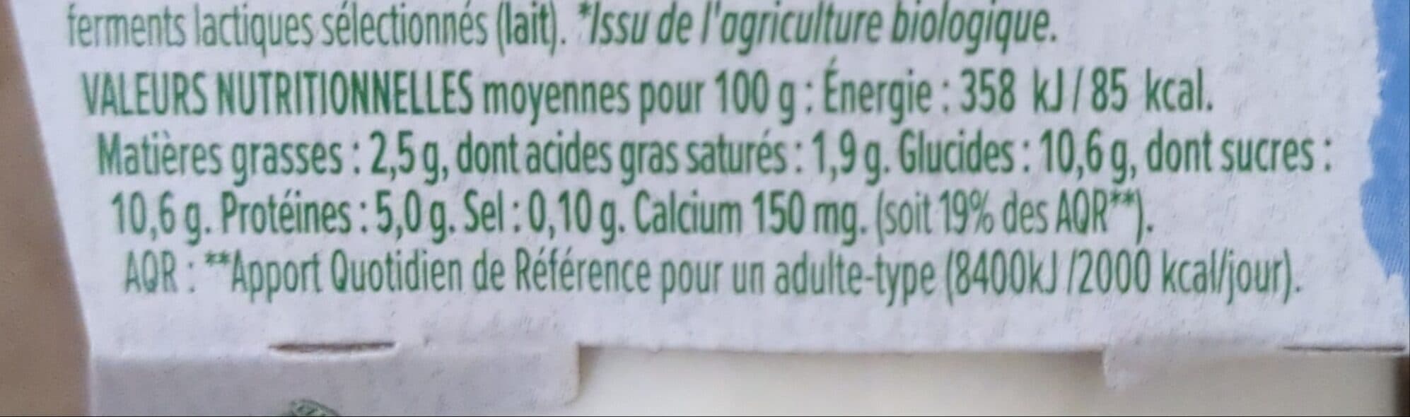 VRAI Yaourt au lait de brebis bio à la vanille packshot