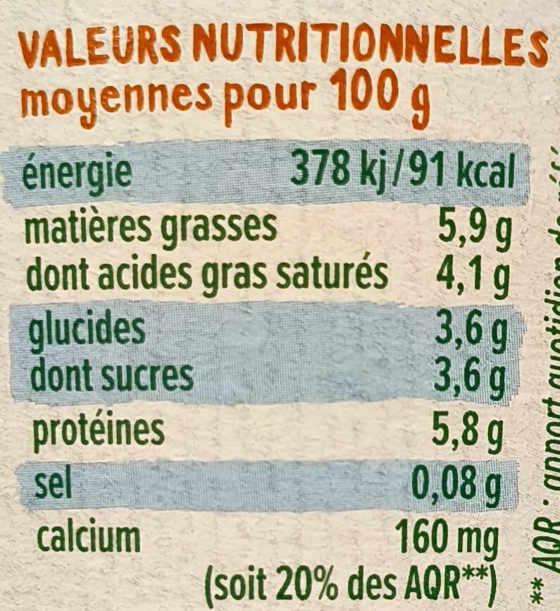 Vrai Fromage blanc biologique au lait de chèvre packshot