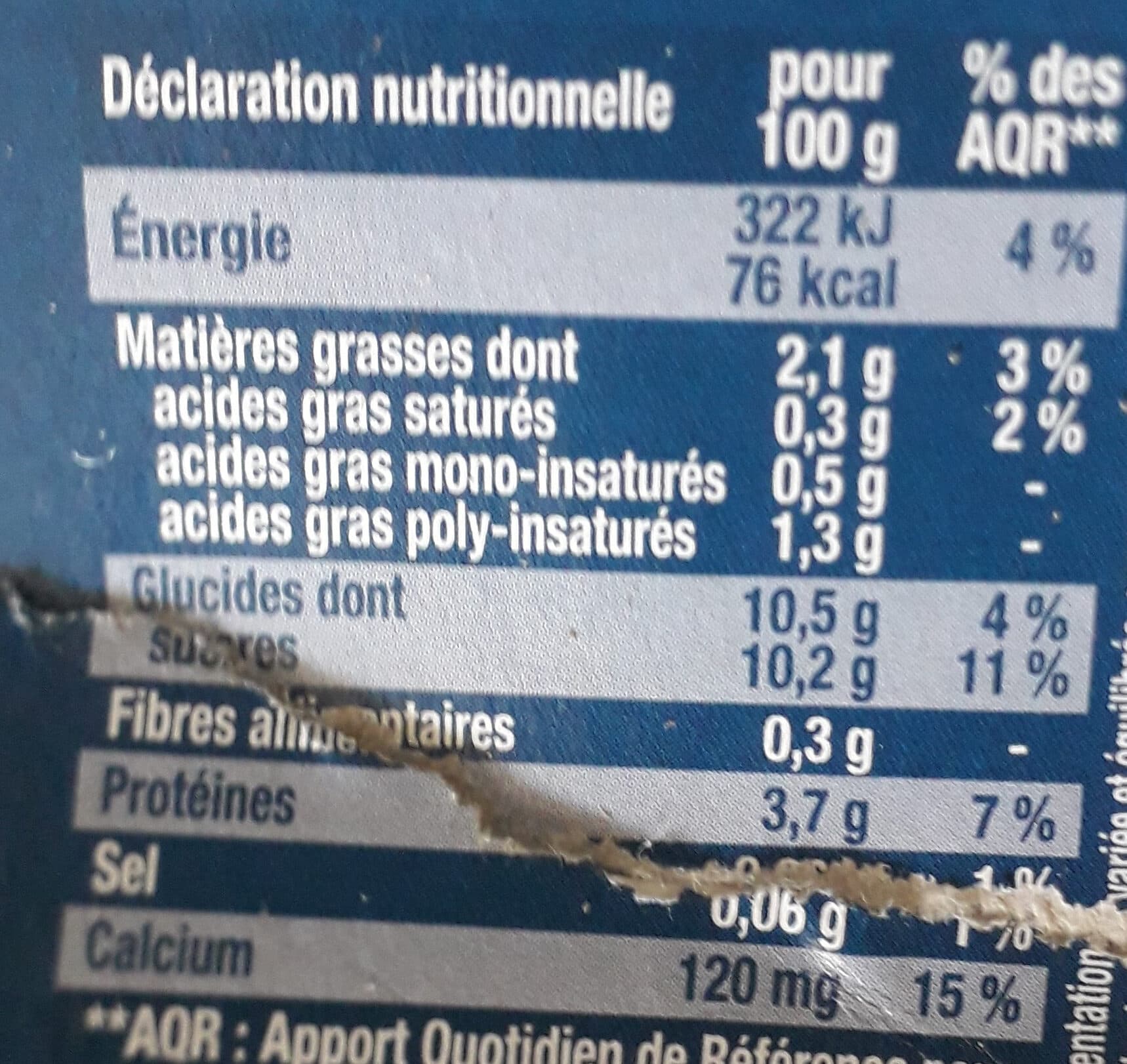 SOJASUN Dessert Myrtille packshot