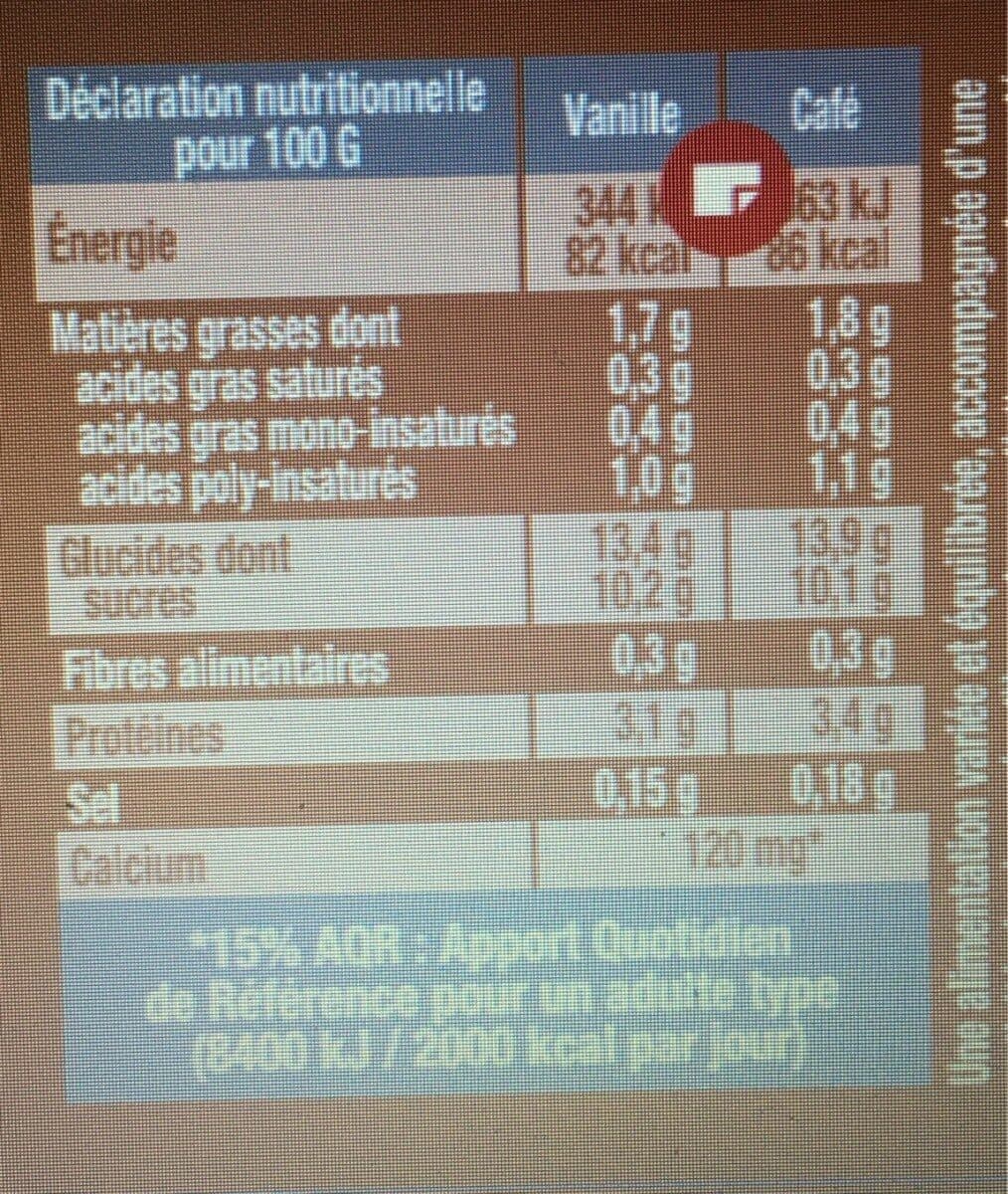 Sojasun Dessert végétal panachés : 4 vanille 4 café packshot