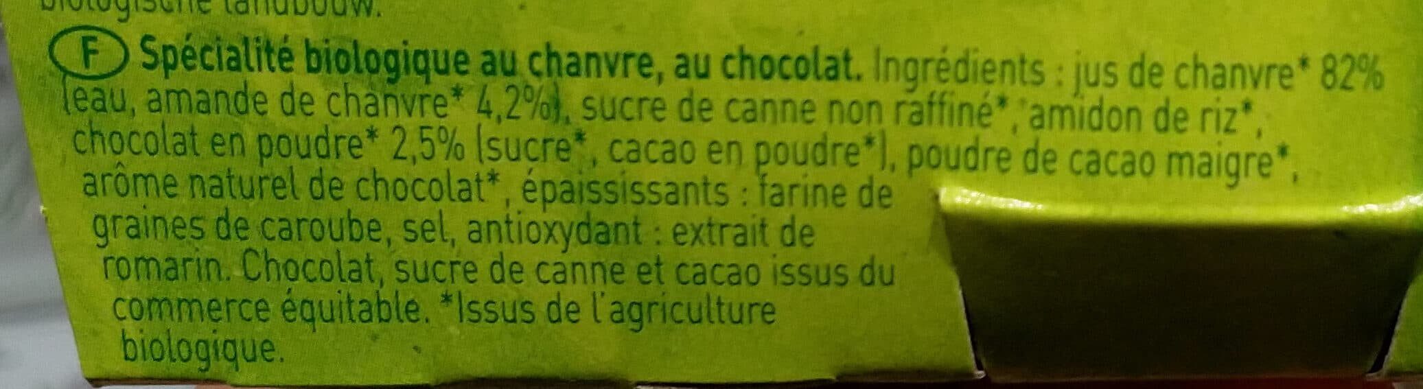 Sojade Delice De Chanvre Hemp Chocolate Organic packshot
