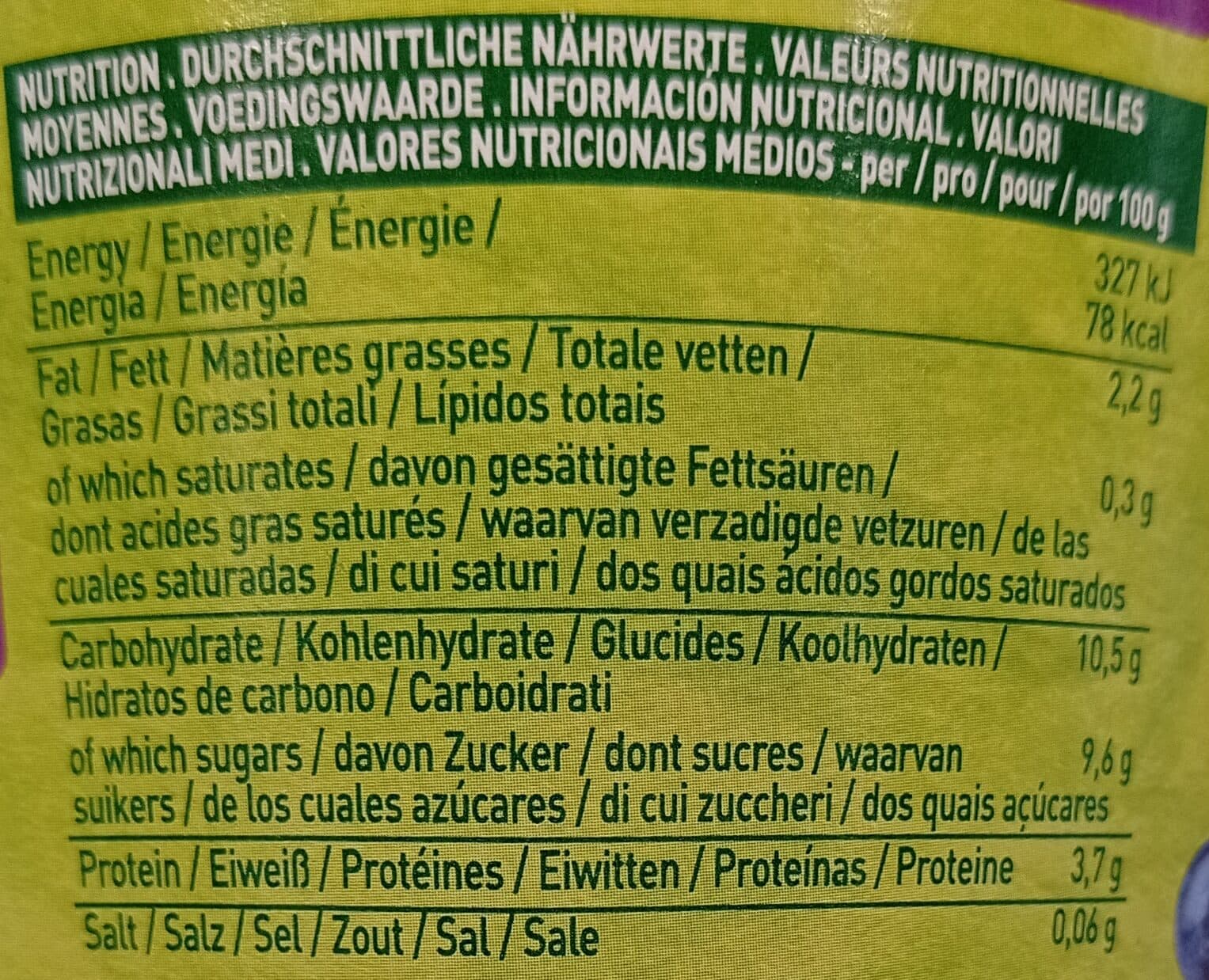Sojade Blueberry soya packshot