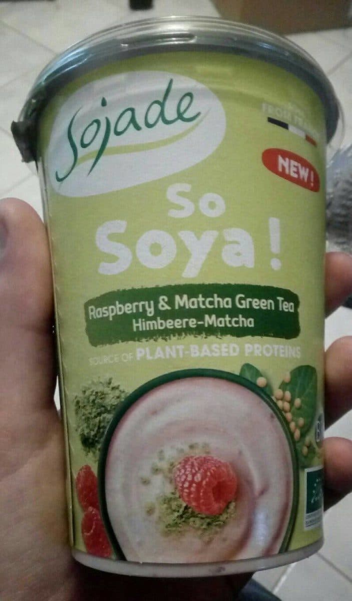 Sojade So Soya Himbeere-Matcha packshot