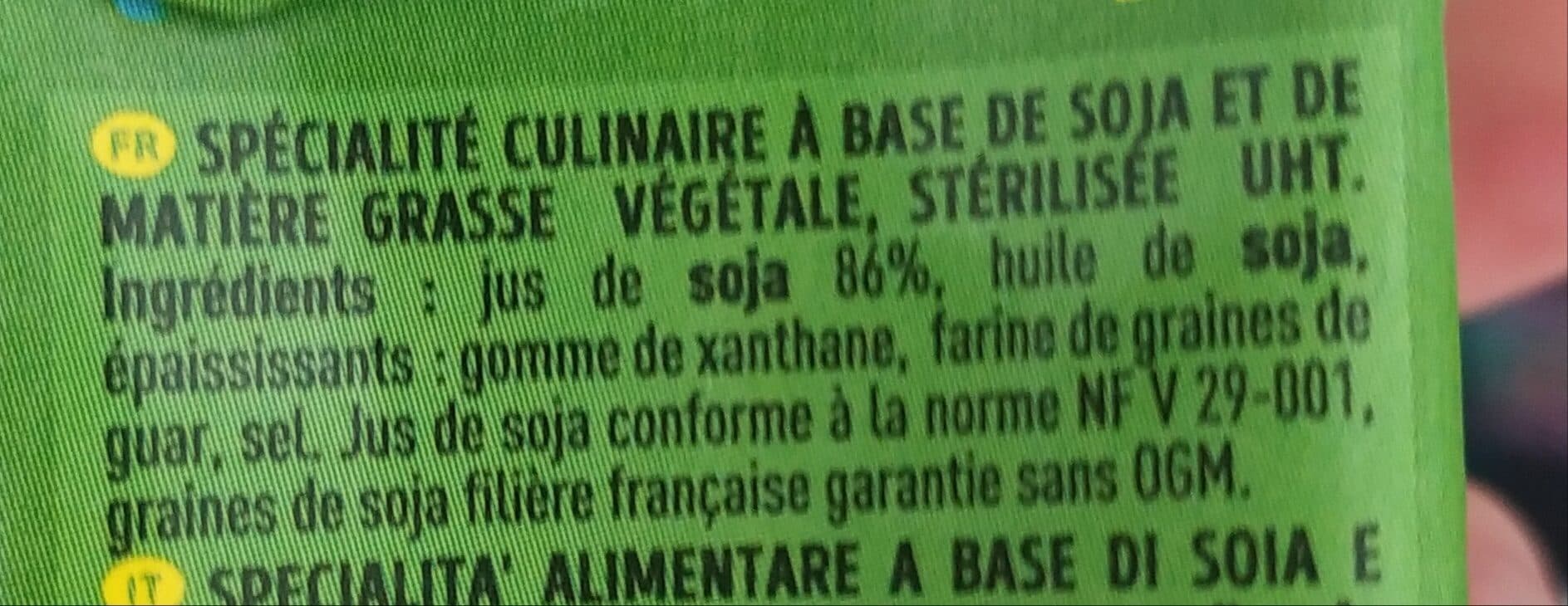 Sojasun Cuisine végétale fluide & légère packshot