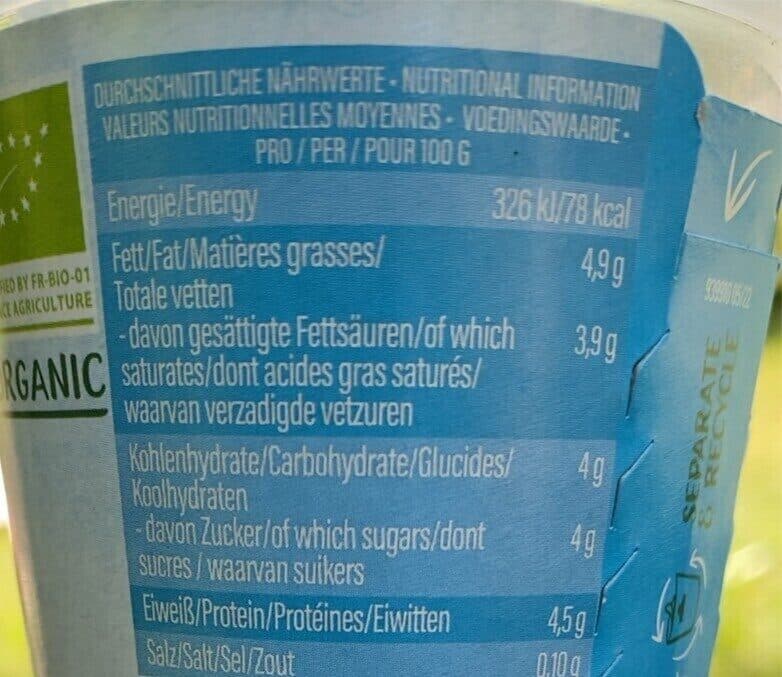 BERGERIE Schaf Joghurt Mild, natur packshot