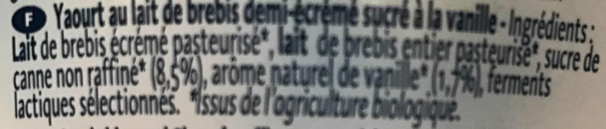 Bergerie Joghurt Vanille packshot