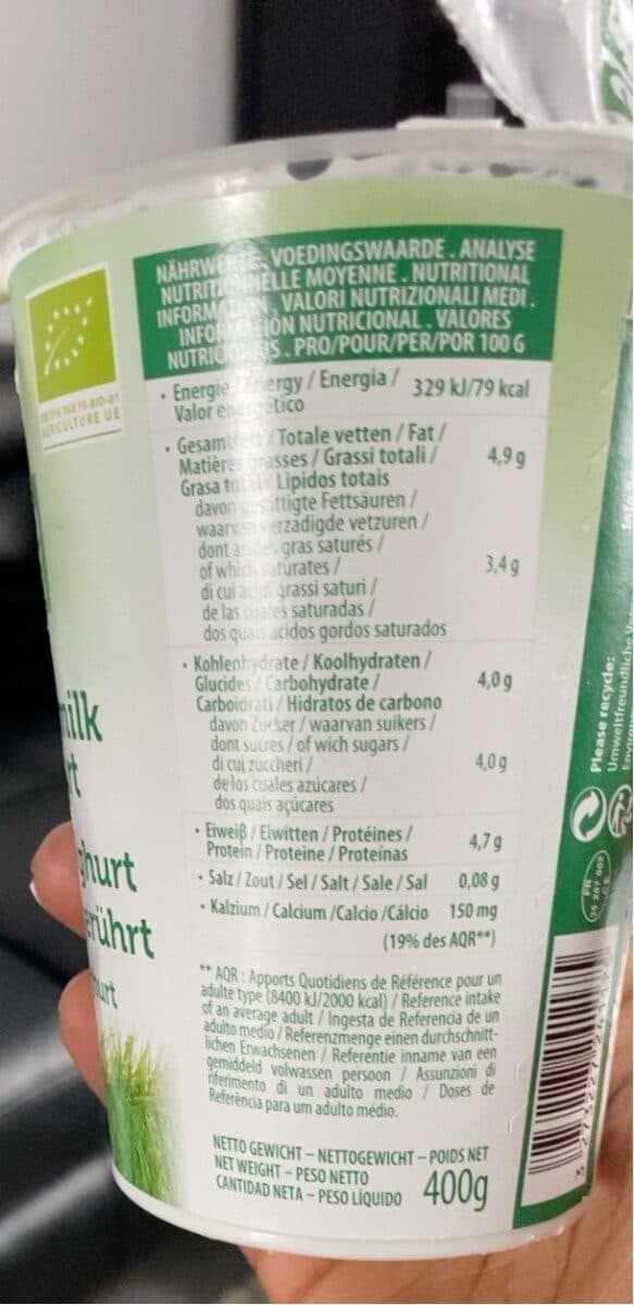 Open Food Facts Bergerie yogurt chevre packshot