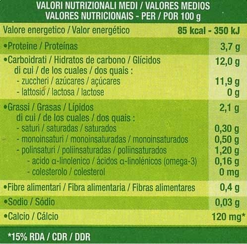 Sojasun Postre de soja melocotón packshot