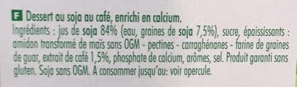 Sojasun Postre café packshot