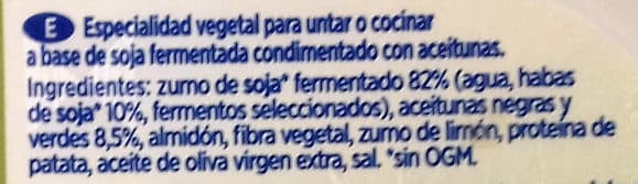 Sojasun Untable vegetal aceitunas packshot