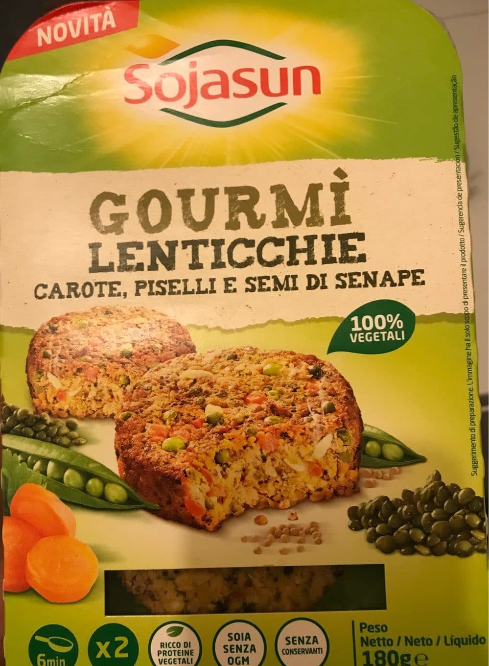 Sojasun Gourmi lenticchie packshot