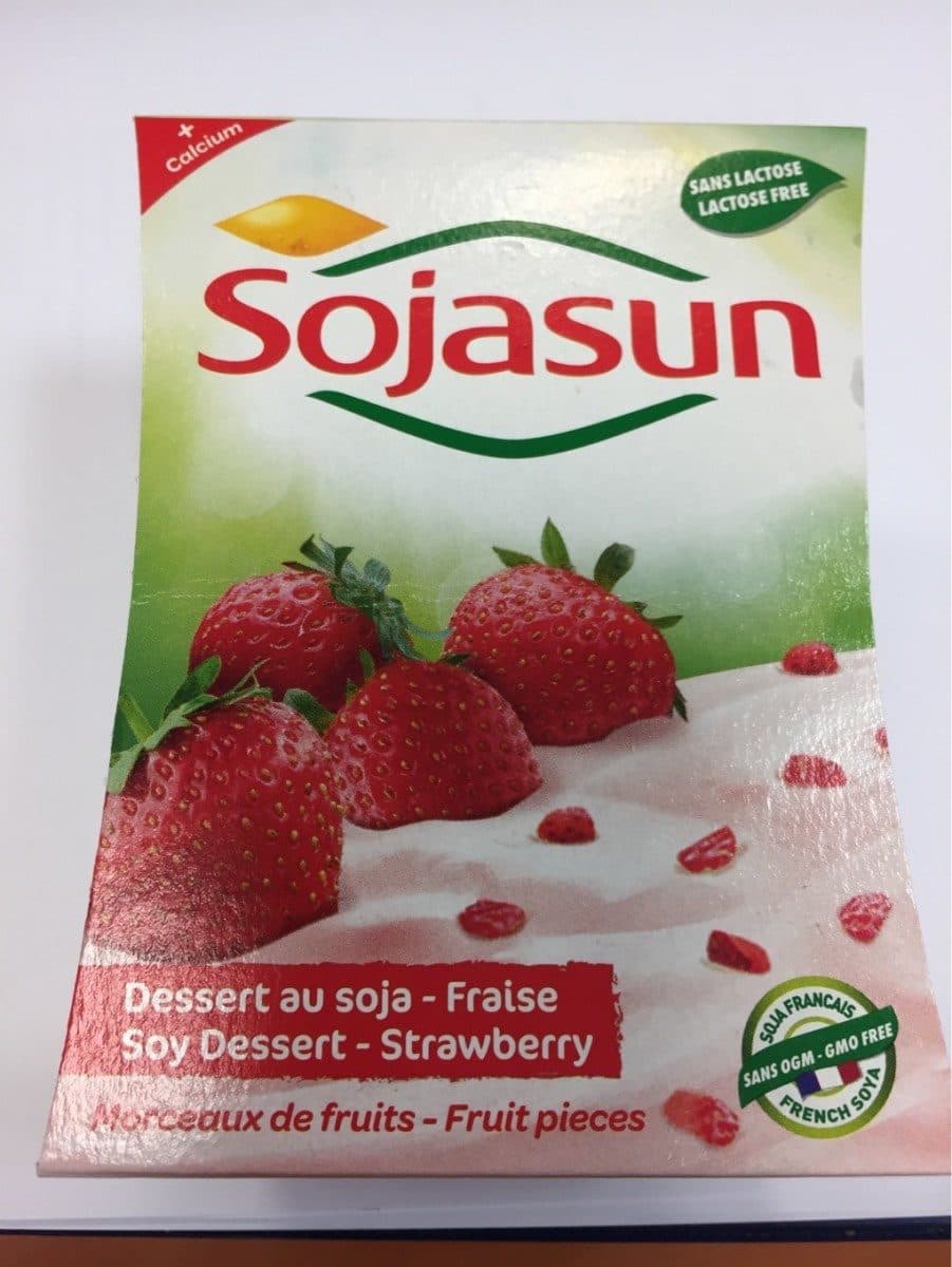 Sojasun Dessert au soja-Fraise packshot