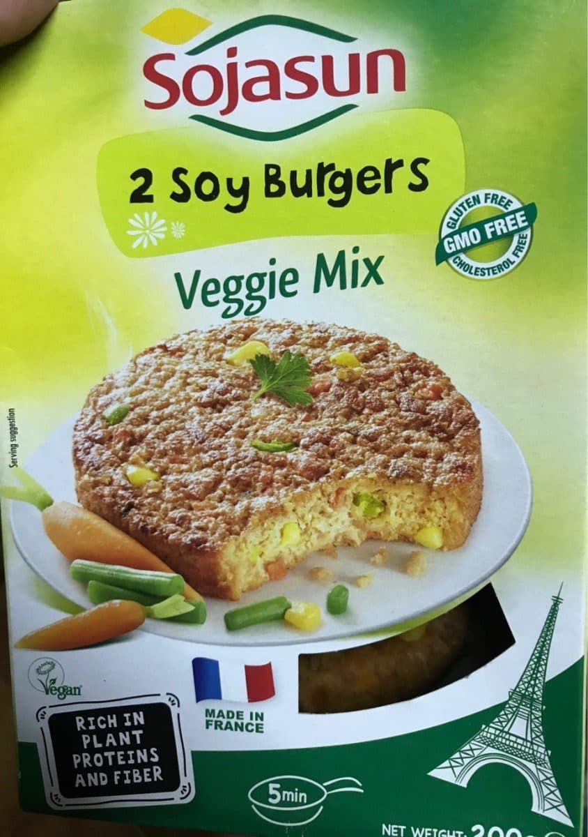 Sojasun Burger Végétal Veggie mix packshot