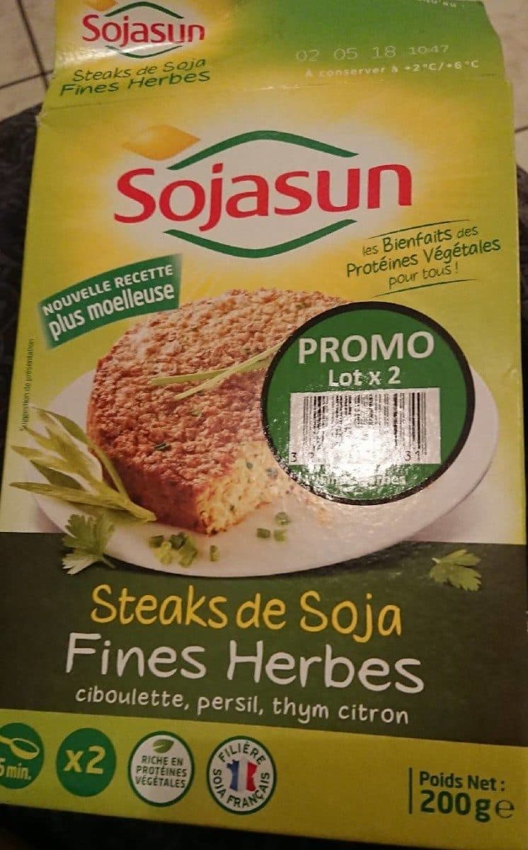 Sojasun Steaks de soja fines herbes packshot
